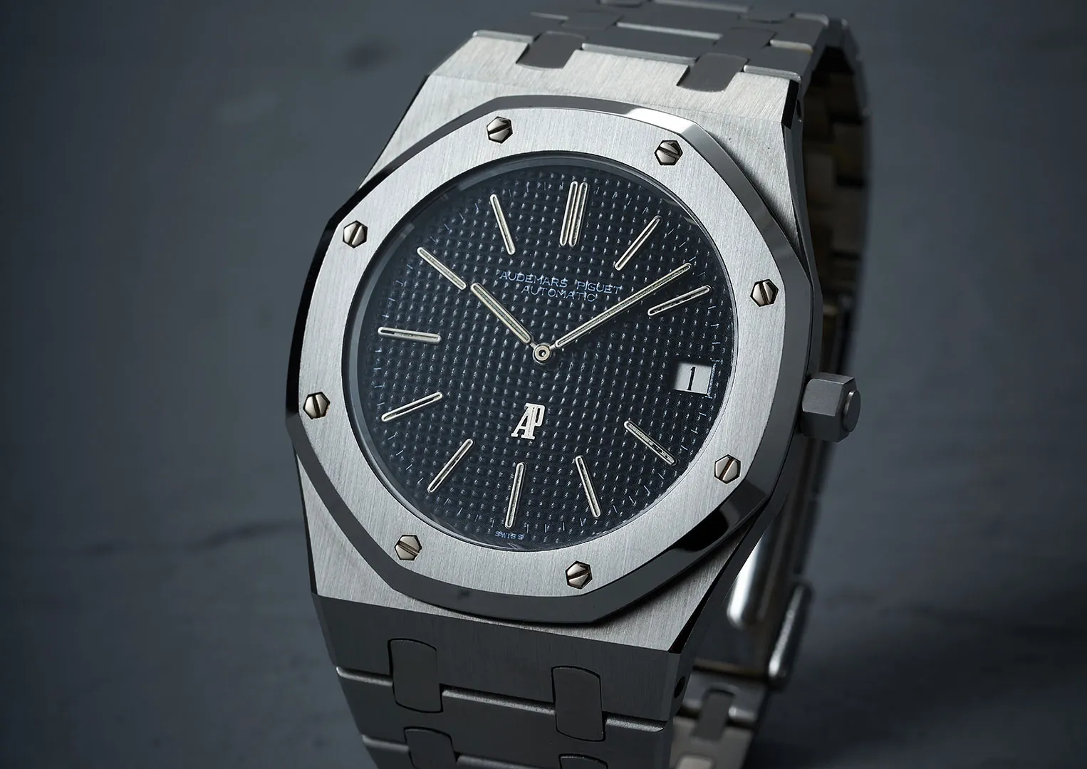 A 1972 version of Audemars Piguet’s Royal Oak. Image courtesy of Bonhams